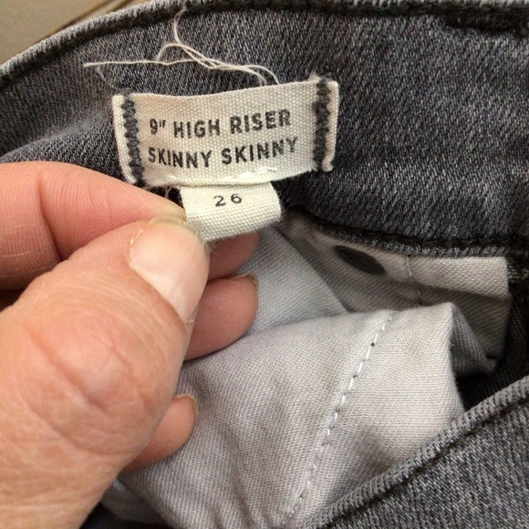 MADEWELL Skinny Jeans Grey 26 - Picture 6 of 9